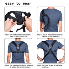 Load image into Gallery viewer, PostureCorrectorX - Upper Back Brace Shoulder Lumbar Support Belt Corset Posture Correction