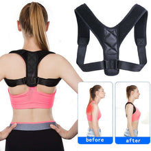 Load image into Gallery viewer, PostureCorrectorX - Upper Back Brace Shoulder Lumbar Support Belt Corset Posture Correction