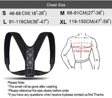 Load image into Gallery viewer, PostureCorrectorX - Upper Back Brace Shoulder Lumbar Support Belt Corset Posture Correction